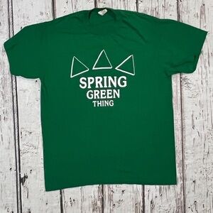 Vintage 1980s Delta Delta Delta Spring Greek 80s Crewneck Graphic Tshirt